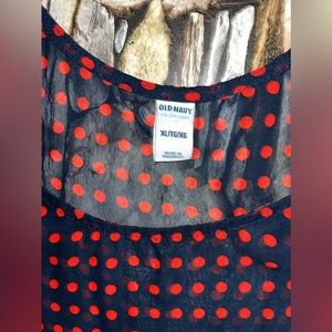 XXL Old Navy sheer tank. I♥️this color